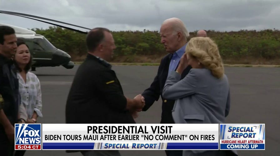 Biden interrupts vacation to visit Maui devastation