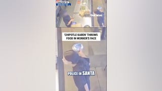 'Chipotle Karen' caught hurling burrito bowl at worker's face