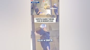 'Chipotle Karen' caught hurling burrito bowl at worker's face