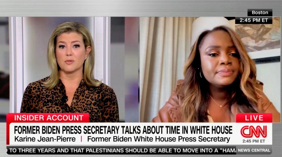 Jean-Pierre doesn't directly answer if she thinks Biden should be president right now