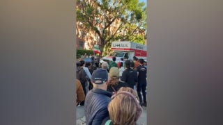 Video shows chaotic scene as U-Haul truck drives through LA protest