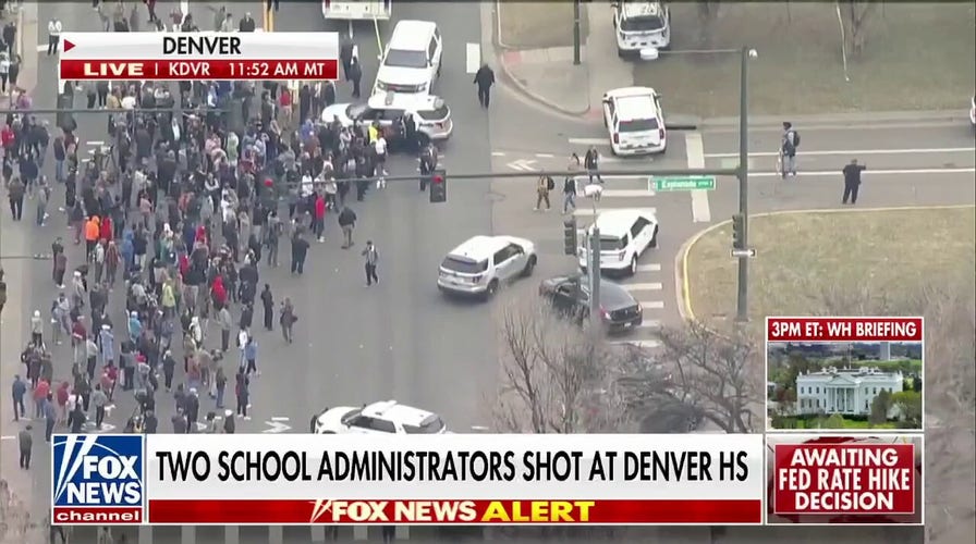 Manhunt underway in Denver following shooting