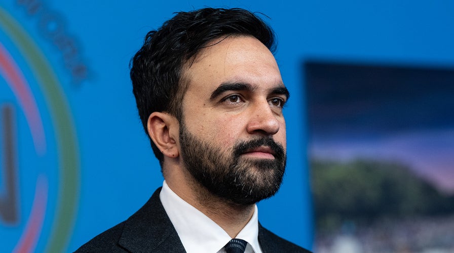 New York City Mayor Mamdani and NYPD Commissioner Tisch clasp quality conference