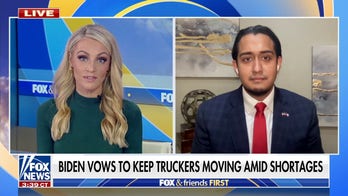 Biden praises 'bright future' for truckers despite supply chain, labor shortages 