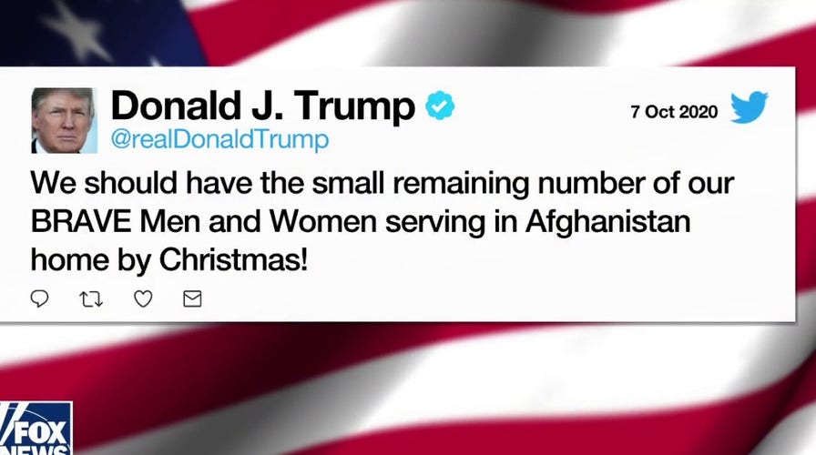 Trump tweets he will remove remaining US soldiers in Afghanistan by Christmas