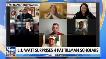 J.J. Watt surprises Pat Tillman Scholars with Super Bowl honor