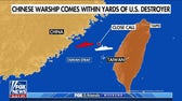 Chinese warship has dangerously close call with US destroyer near Taiwan