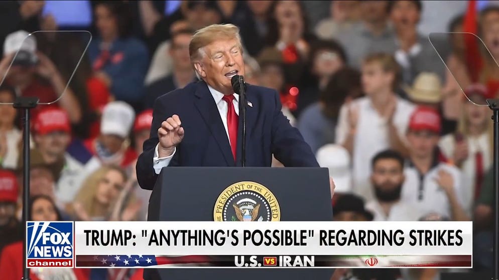 Trump reportedly briefed on options with Iran