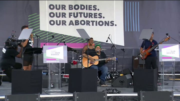 Pro-choice protesters gather for DC Women's March