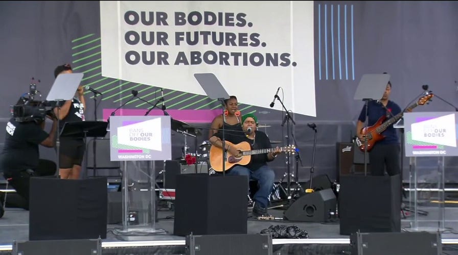 Pro-choice protesters gather for DC Women's March