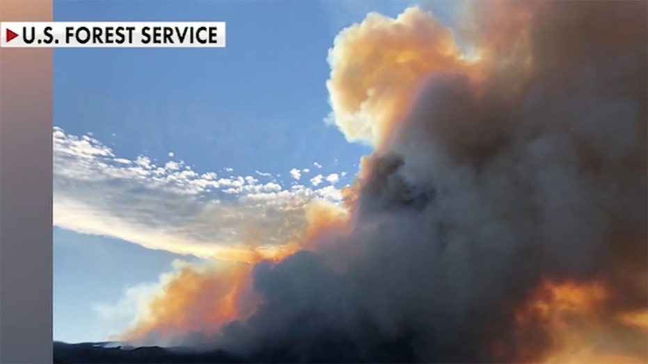 California firefighters battle wildfire; Oak Glen ordered evacuated