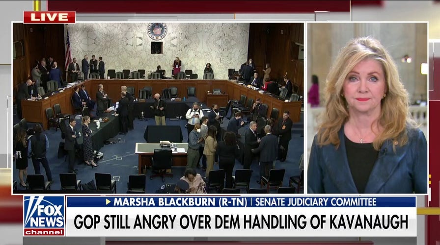 Sen. Blackburn on Democrats' double standard with Judge Jackson questioning: This is how a hearing 'ought to be'