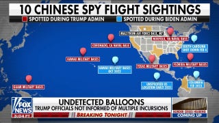 Top military officials admit they missed multiple Chinese spy balloons during Trump admin - Fox News