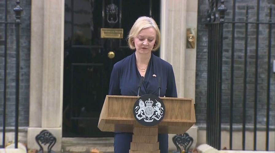 UK Prime Minister Liz Truss announces resignation