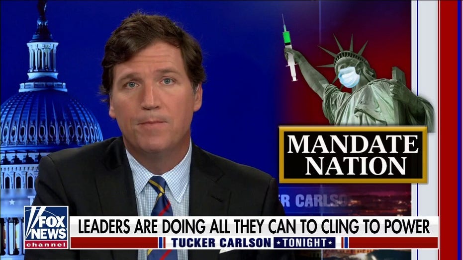 Tucker Carlson: Mask mandates are a debate about power, not about science