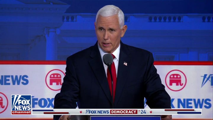 Audience laughs at Pence’s joke about mental competency test for all of DC 