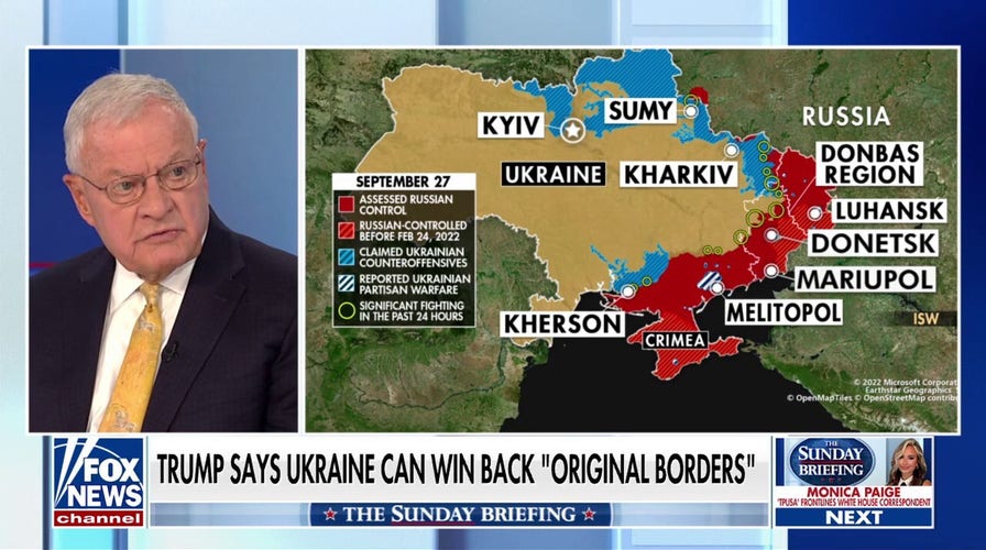 Trump says Ukraine can win back its ‘original borders’ amid push for peace