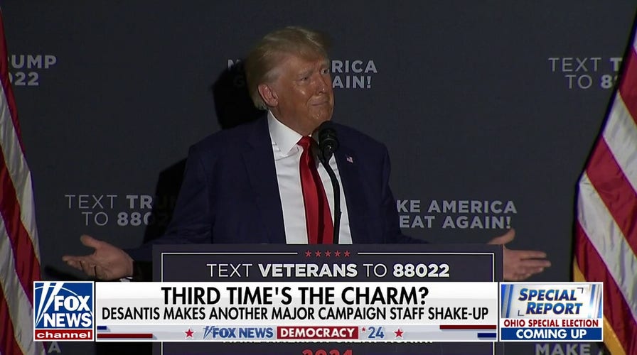  Trump takes aim at DeSantis: He's 'crashing'