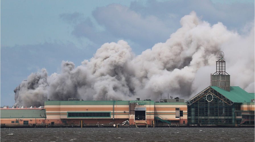 Fire erupts at chemical plant outside of Lake Charles, Louisiana