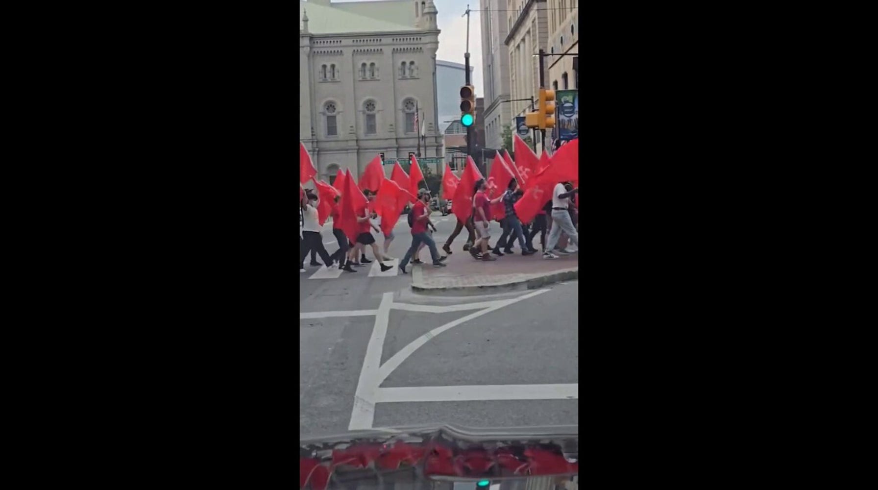 Communists March in Philadelphia, Calling for 