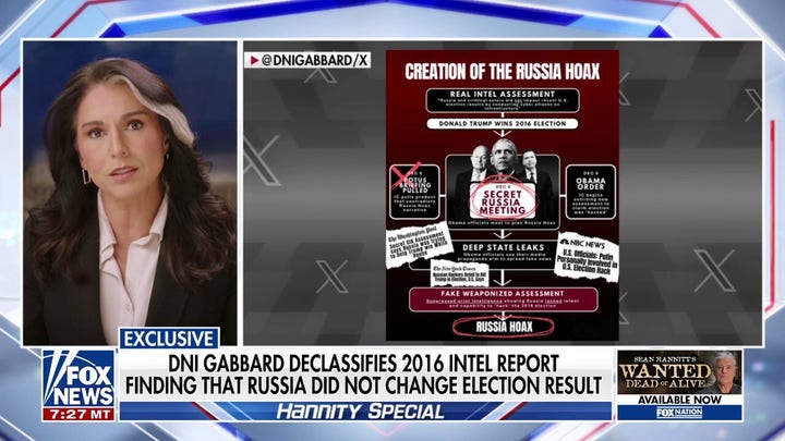 Tulsi Gabbard: Obama’s goal with Russia hoax was to ‘subvert the American people’s will’ in 2016 election
