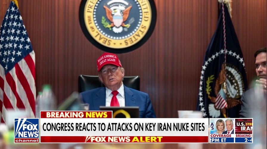 Congress divided on Trump's decision to strike Iranian nuclear facilities