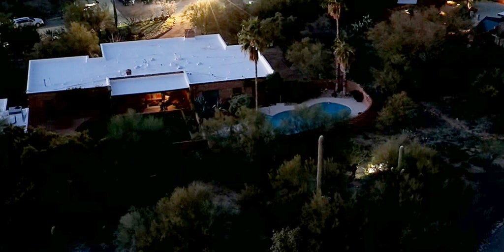 BIRDS EYE VIEW: Drone shows Nancy Guthrie's home