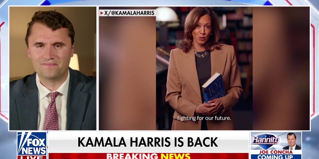 Charlie Kirk believes that Kamala Harris is not done with politics yet