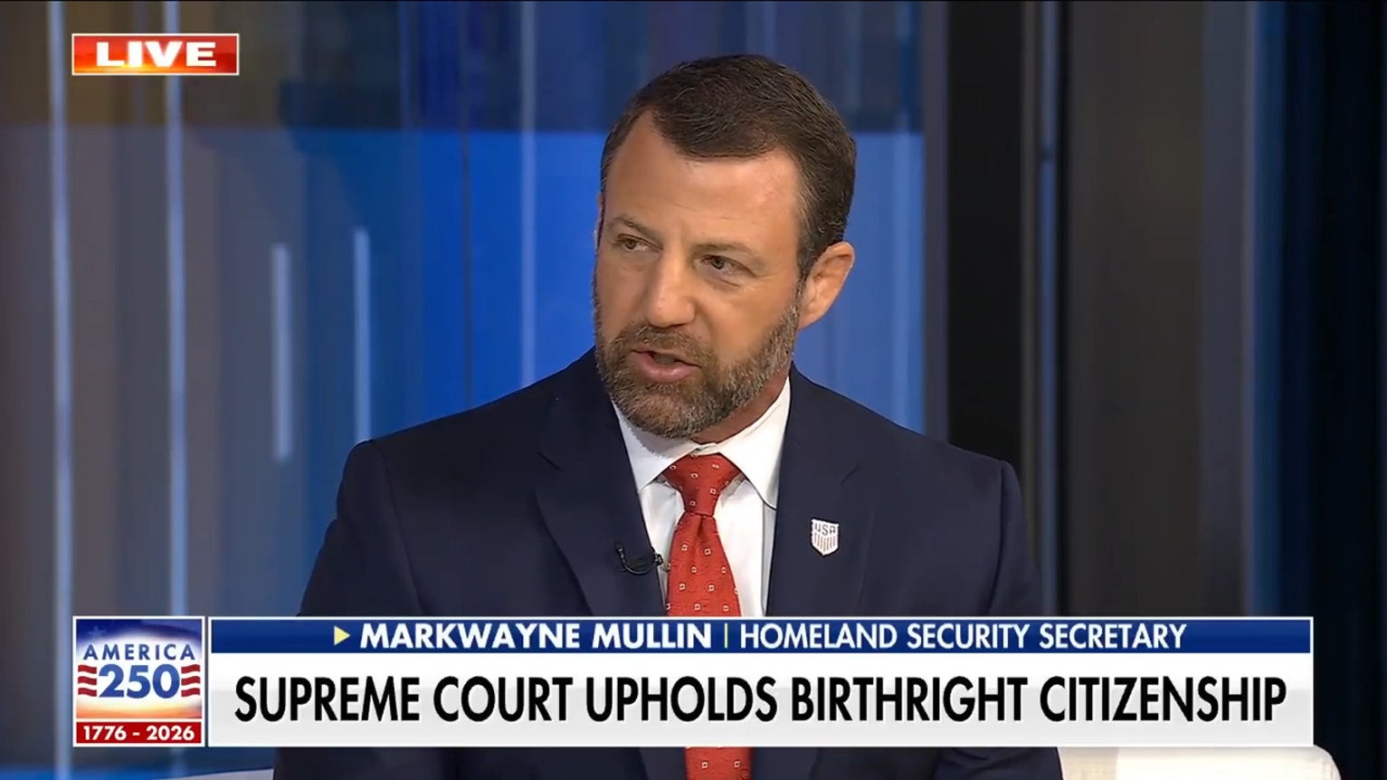 DHS Secretary Mullin criticizes Supreme Court's birthright citizenship ruling