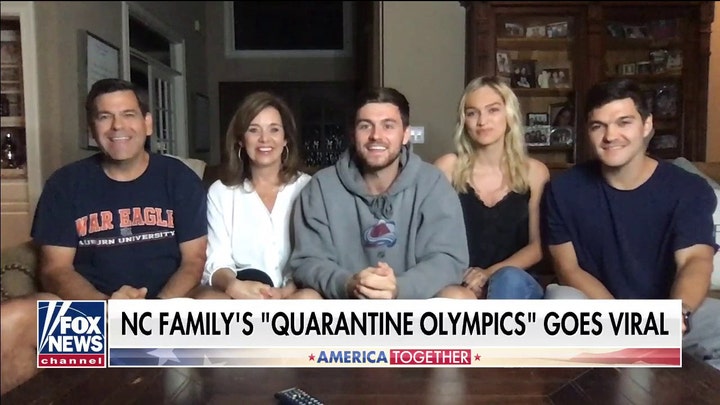 Family's 'Quarantine Olympics' videos rack up over 50 million views