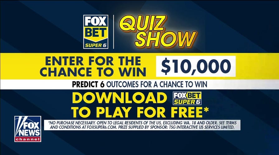 FOX Bet Super 6 Quiz Show game offering $10,000 in weekly contest