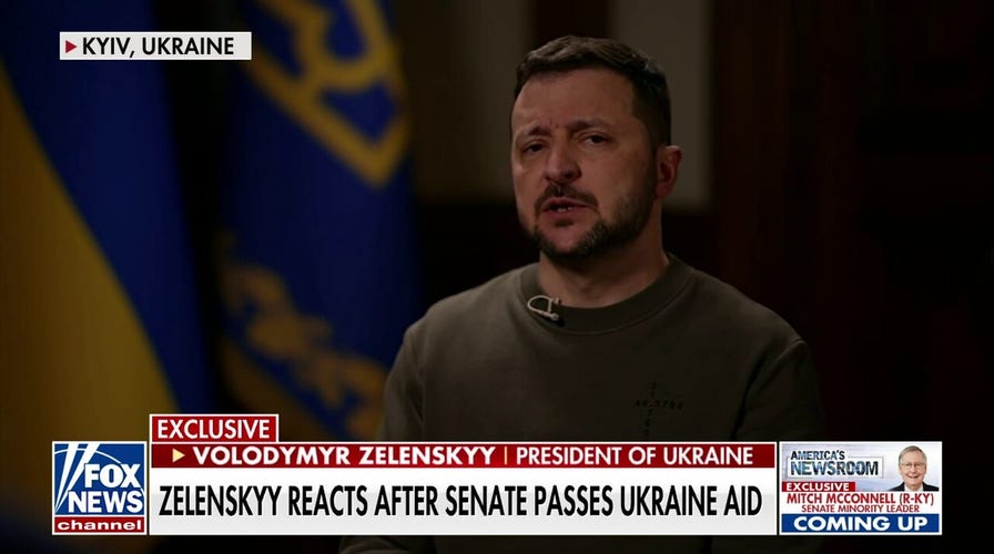 Zelenskyy touts 'significant support' after Senate passes Ukraine aid