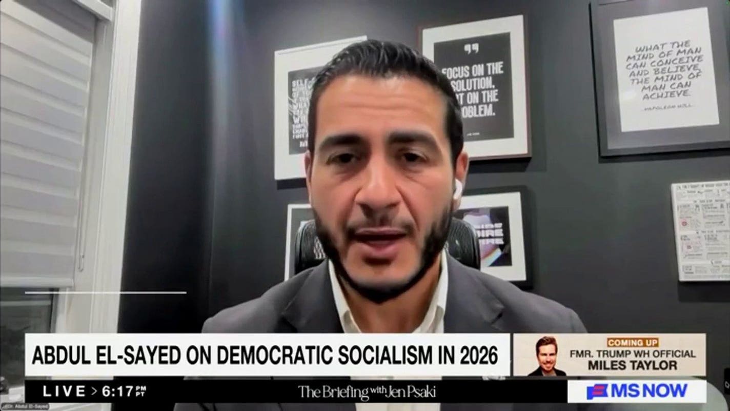 El-Sayed insists he's 'simply not a socialist' despite backing from prominent socialists