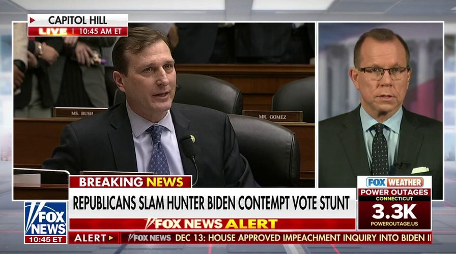 Hunter Biden's chaotic contempt vote appearance explained