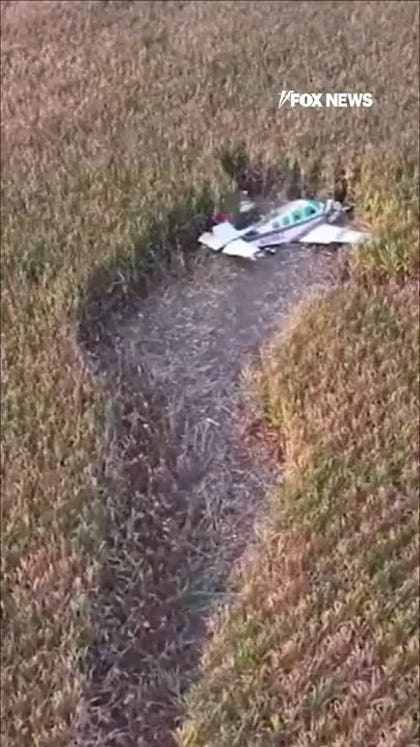 Wisconsin plane crash victims rescued by passing skydivers