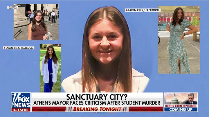 Athens mayor slammed following Laken Riley's death after denying city offers sanctuary protection
