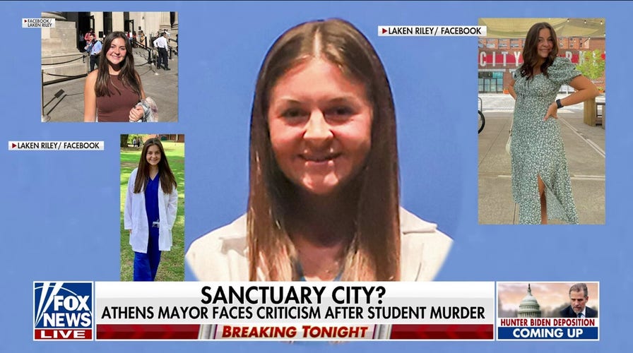 Athens mayor slammed following Laken Riley's death after denying city offers sanctuary protection
