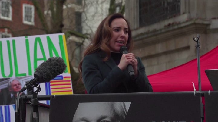 Julian Assange's wife says her husband was targeted by the CIA over WikiLeaks' publications