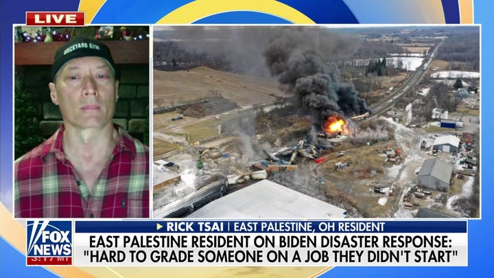 East Palestine resident rips Biden over disaster response: 'I don't have hope anymore'