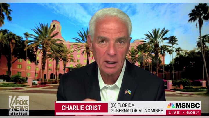 Charlie Crist tells MSNBC he's running on the 'battlefield of love' against DeSantis