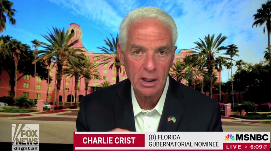 Charlie Crist tells MSNBC he's running on the 'battlefield of love' against DeSantis