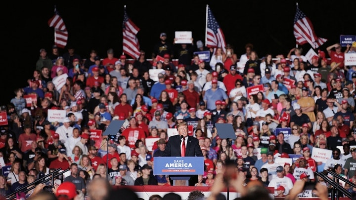 Former President Donald Trump holds a 'Save America' rally in Florence, Arizona
