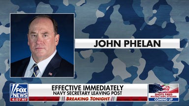 Navy secretary departs immediately as undersecretary takes over in acting role