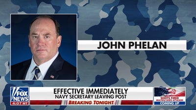 Navy secretary departs immediately as undersecretary takes over in acting role