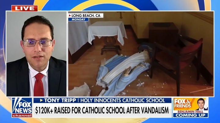 DOJ opens civil rights probe after California Catholic school was vandalized