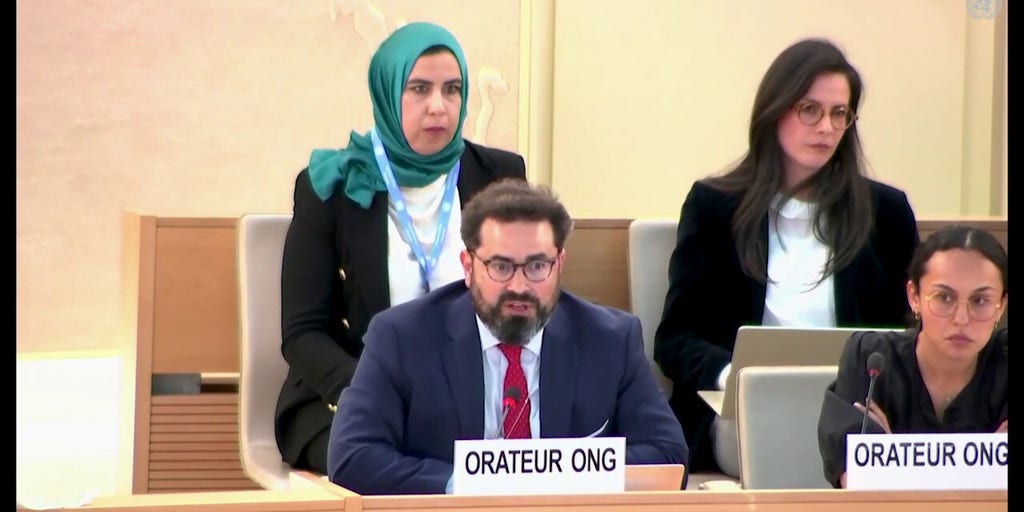 UN Watch Executive Director Hillel Neuer was blocked from delivering his remarks against a UN official
