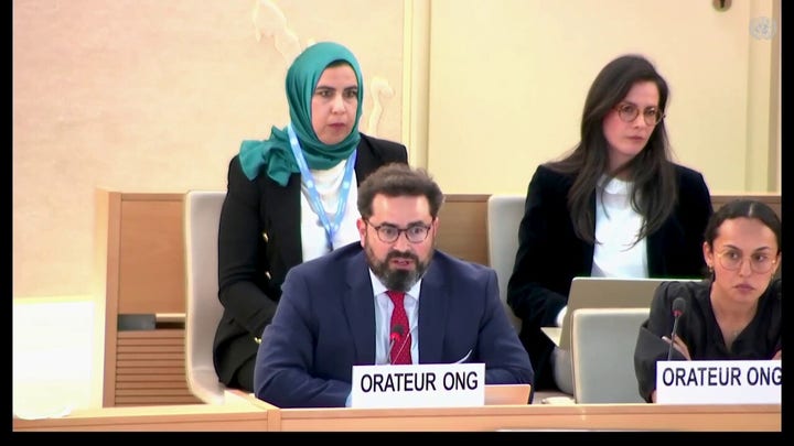 UN Watch Executive Director Hillel Neuer was blocked from delivering his remarks against a UN official