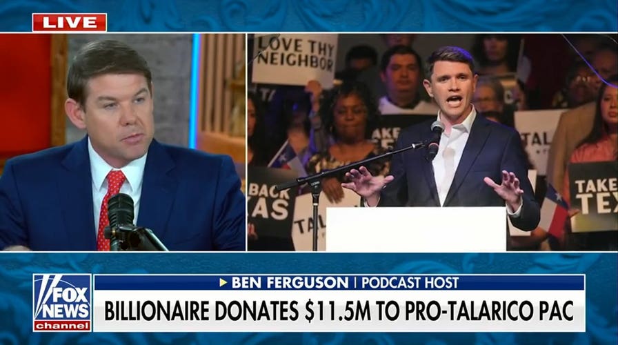 Ben Ferguson: Wouldn't Talarico investors want ROI?