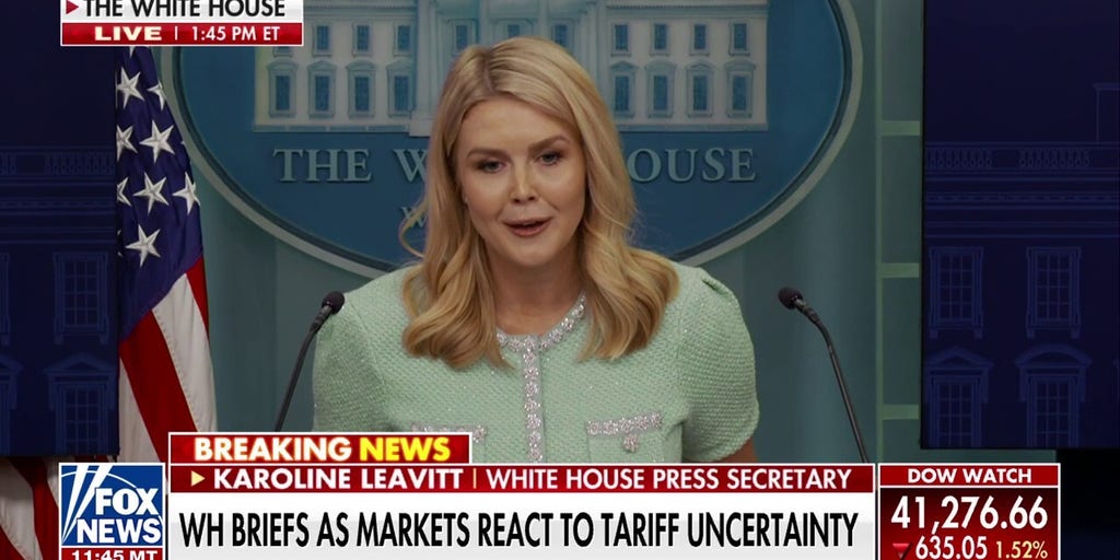 Karoline Leavitt blasts 'insulting' question from AP reporter on tariffs