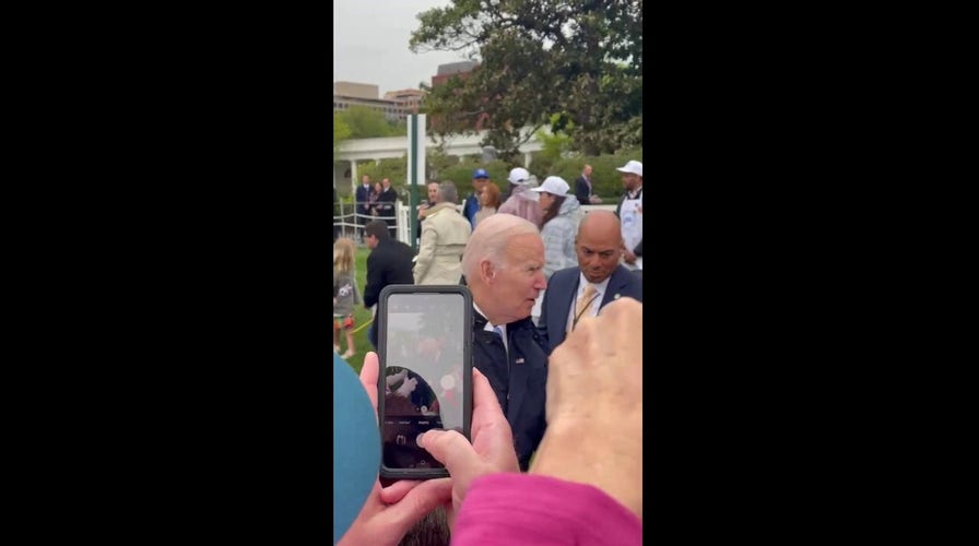 'Easter Bunny' whisks Biden away as he starts discussing Afghanistan